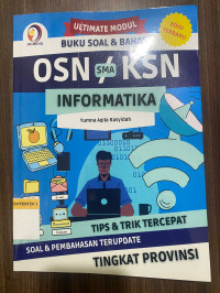 Image of Soal & Bahas OSN/KSN SMA Informatika Tingkat Provinsi