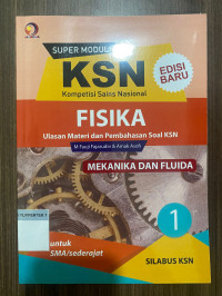 Image of Super Modul KSN SMA Fisika : Mekanika dan Fluida 1