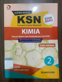 Image of Super Modul KSN SMA Kimia: Kimia Organik 2